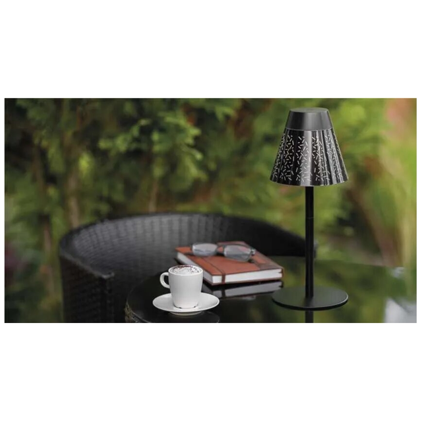 LED Dimmable rechargeable outdoor table lamp LED/4,2W/5V 2200mAh IP44