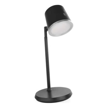 LED Dimmable rechargeable table lamp 4in1 LED/6W/3,7V 3000K/4000K/6500K 1500mAh black