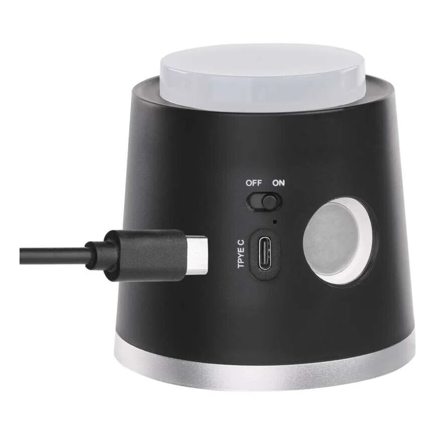 LED Dimmable rechargeable table lamp 4in1 LED/6W/3,7V 3000K/4000K/6500K 1500mAh black