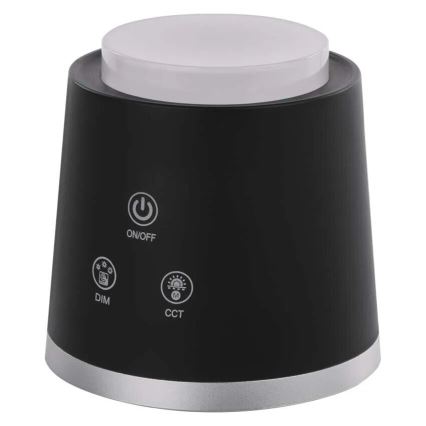LED Dimmable rechargeable table lamp 4in1 LED/6W/3,7V 3000K/4000K/6500K 1500mAh black