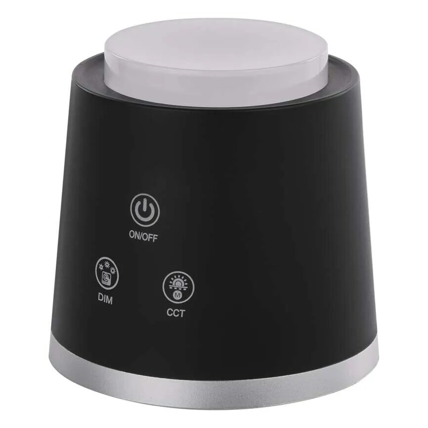 LED Dimmable rechargeable table lamp 4in1 LED/6W/3,7V 3000K/4000K/6500K 1500mAh black