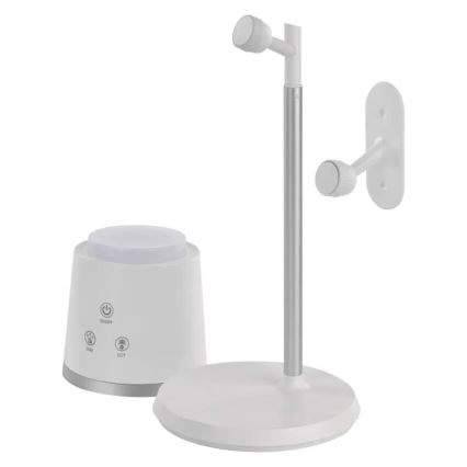 LED Dimmable rechargeable table lamp 4in1 LED/6W/3,7V 3000K/4000K/6500K 1500mAh white