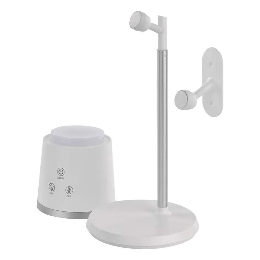 LED Dimmable rechargeable table lamp 4in1 LED/6W/3,7V 3000K/4000K/6500K 1500mAh white