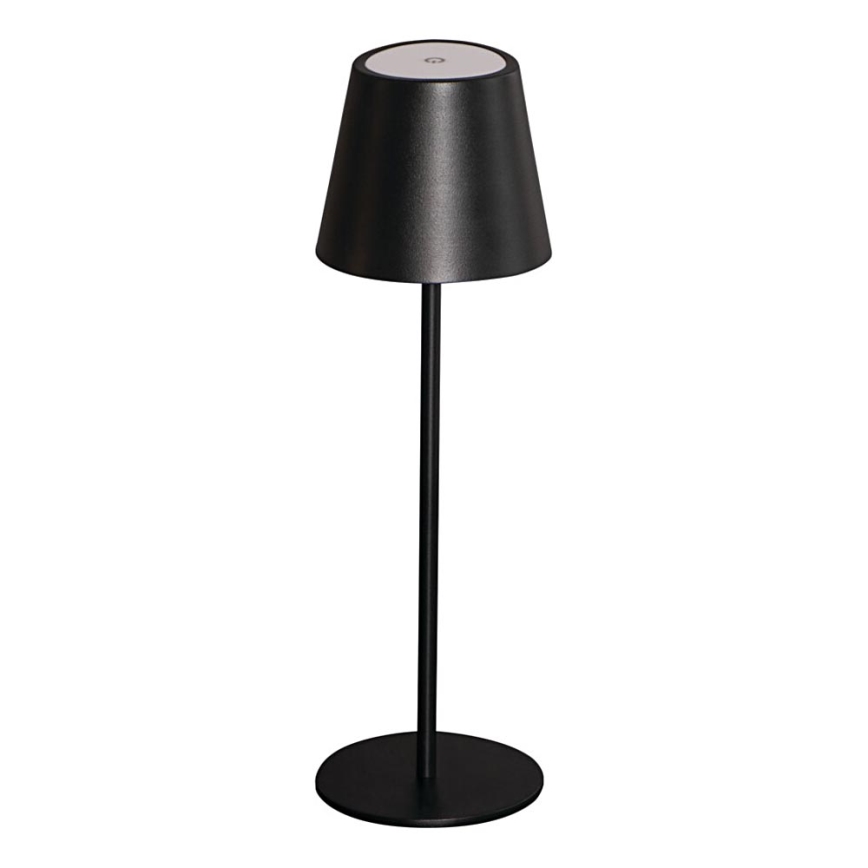 LED Dimmable rechargeable table lamp INITA LED/1,2W/1800 mAh IP54 black