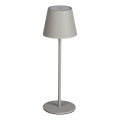 LED Dimmable rechargeable table lamp INITA LED/1,2W/1800 mAh IP54 grey