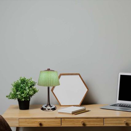 LED Dimmable rechargeable touch table lamp LED/1,5W/5V 3000/4000/6000K 1800 mAh green
