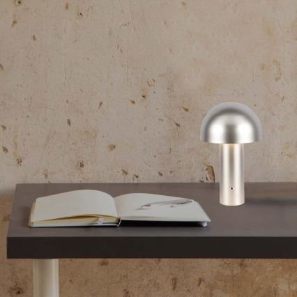 LED Dimmable rechargeable touch table lamp LED/1W/5V 3000-6000K 1800 mAh gold