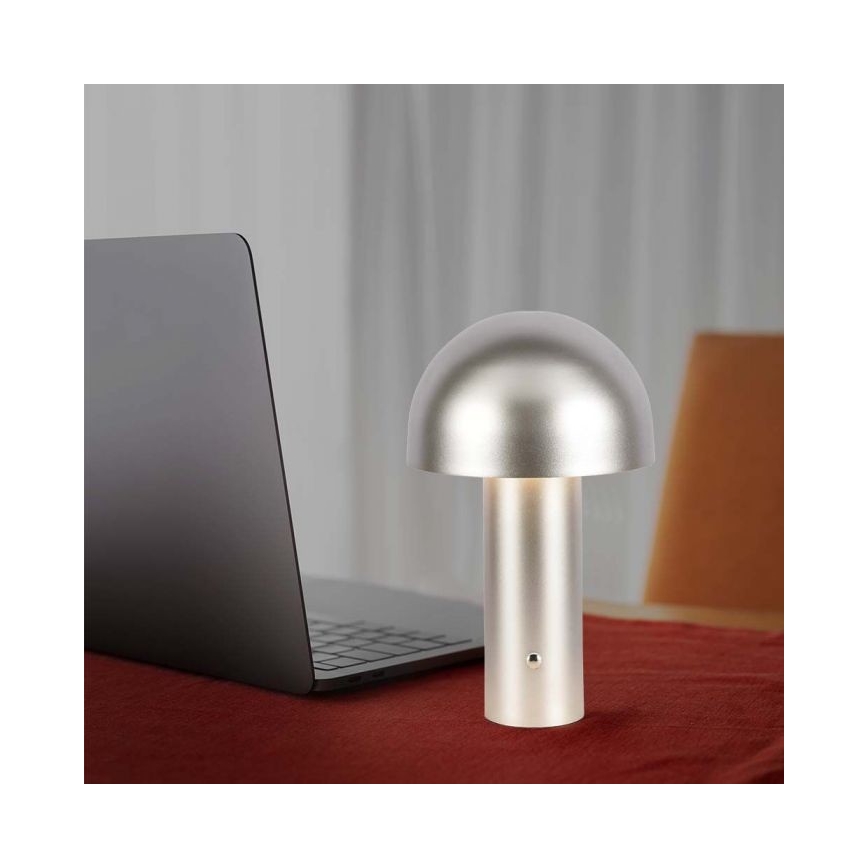 LED Dimmable rechargeable touch table lamp LED/1W/5V 3000-6000K 1800 mAh gold