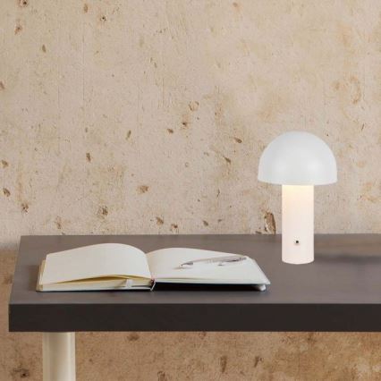 LED Dimmable rechargeable touch table lamp LED/1W/5V 3000-6000K 1800 mAh white