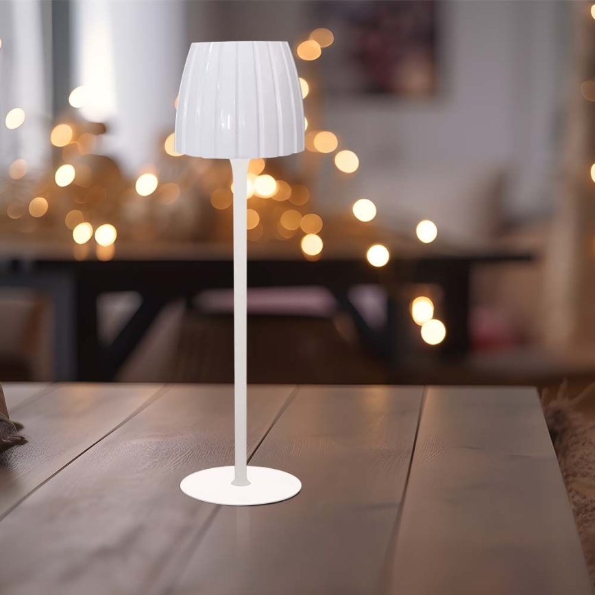 LED Dimmable rechargeable touch table lamp LED/2,7W/5V 3000/4000/6000K 1800 mAh white