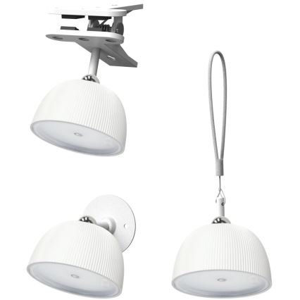 LED Dimmable rechargeable table lamp 4in1 LED/3,5W/5V 3000/4000/6500K IP54 1800 mAh white