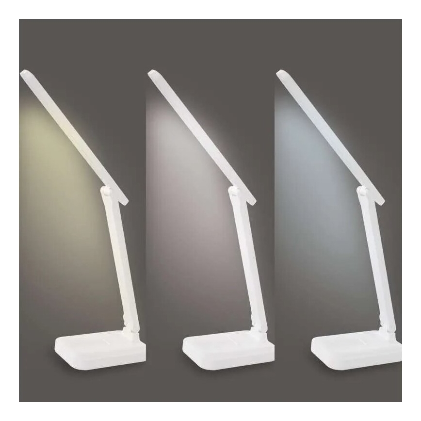 LED Dimmable rechargeable table lamp LED/5W/3,7V 3000K/4000K/6500K 800mAh white