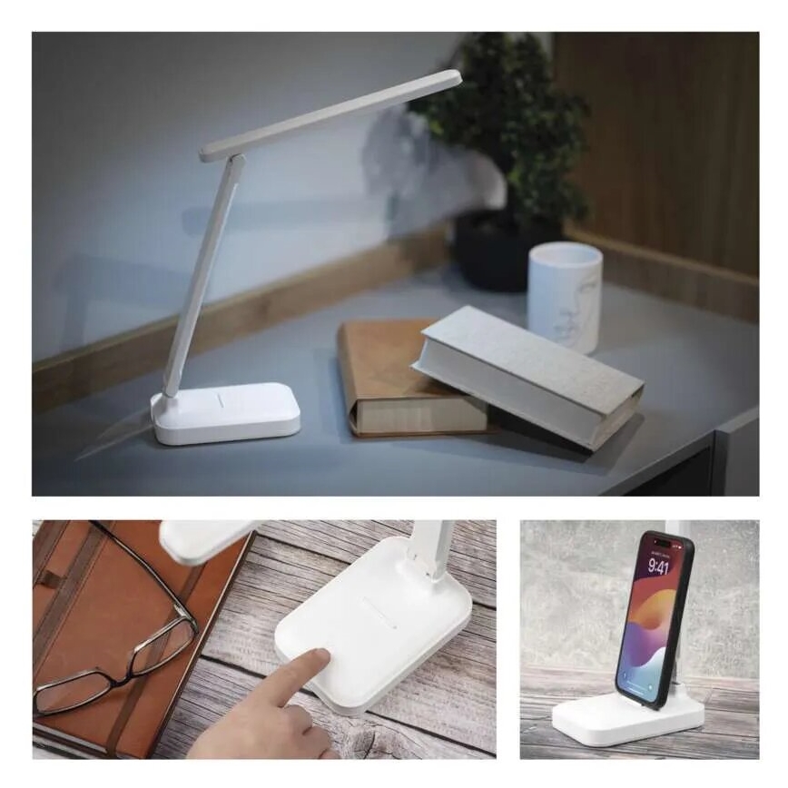 LED Dimmable rechargeable table lamp LED/5W/3,7V 3000K/4000K/6500K 800mAh white