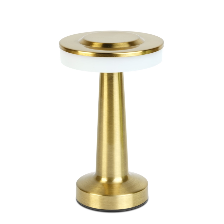 LED Dimmable Rechargeable Table Lamp LONDON LED/2W/5V 2700K/4000K/6500K 400 mAh Gold