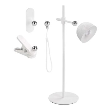 LED Dimmable rechargeable table lamp magnetic 4in1 LED/4,2W/3,7V 4000K 1200mAh white