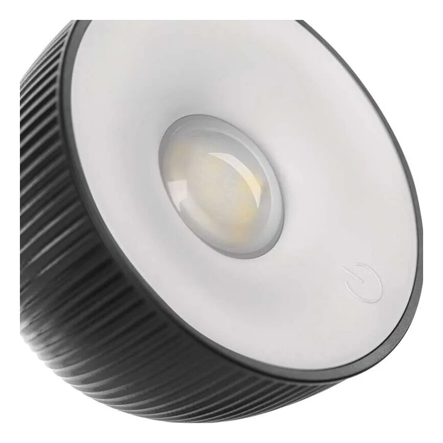 LED Dimmable rechargeable table lamp magnetic 4in1 LED/4,2W/3,7V 4000K 1200mAh black