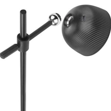 LED Dimmable rechargeable table lamp magnetic 4in1 LED/4,2W/3,7V 4000K 1200mAh black
