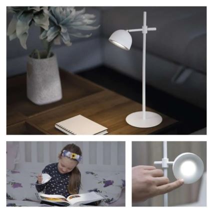 LED Dimmable rechargeable table lamp magnetic 4in1 LED/4,2W/3,7V 4000K 1200mAh white