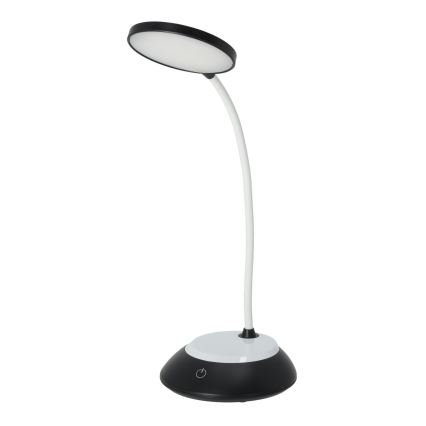 LED Dimmable rechargeable table lamp VISUA LED/5W/5V 3000-5000K 1200 mAh black