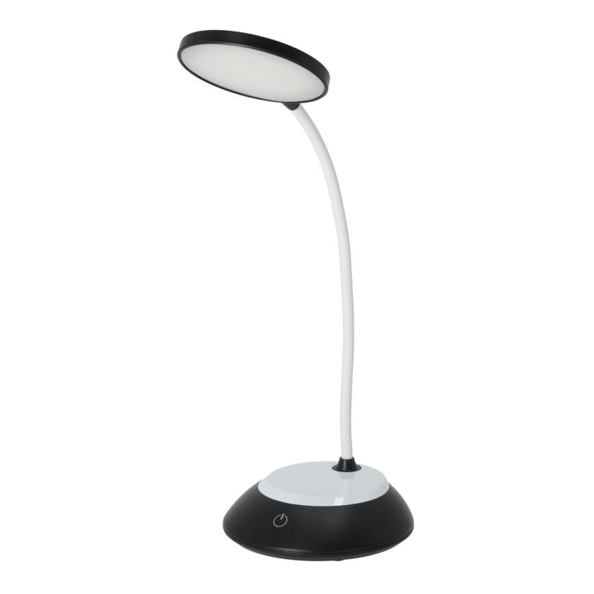 LED Dimmable rechargeable table lamp VISUA LED/5W/5V 3000-5000K 1200 mAh black