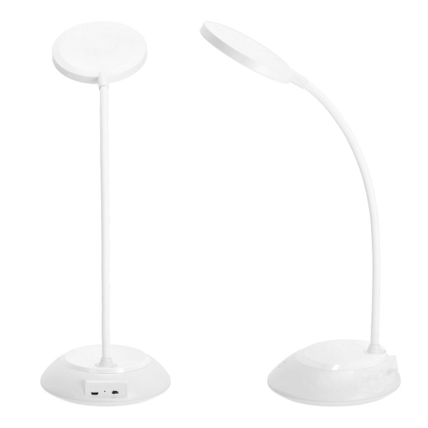 LED Dimmable rechargeable table lamp VISUA LED/5W/5V 3000-5000K 1200 mAh white