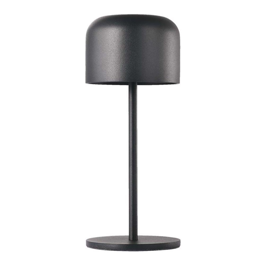 LED Dimmable rechargeable touch table lamp LED/1,5W/5V 2700-5700K IP54 2200 mAh black