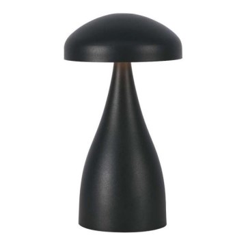 LED Dimmable rechargeable touch table lamp LED/1W/5V 3000-6000K 1800 mAh black