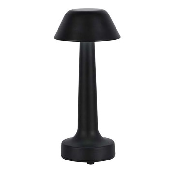 LED Dimmable rechargeable touch table lamp LED/1W/5V 3000-6000K 1800 mAh black