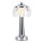 LED Dimmable rechargeable touch table lamp LED/1W/5V 3000-6000K 1800 mAh shiny chrome