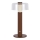 LED Dimmable rechargeable touch table lamp LED/1W/5V 3000K 1800 mAh brown