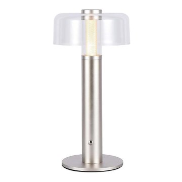 LED Dimmable rechargeable touch table lamp LED/1W/5V 3000K 1800 mAh gold