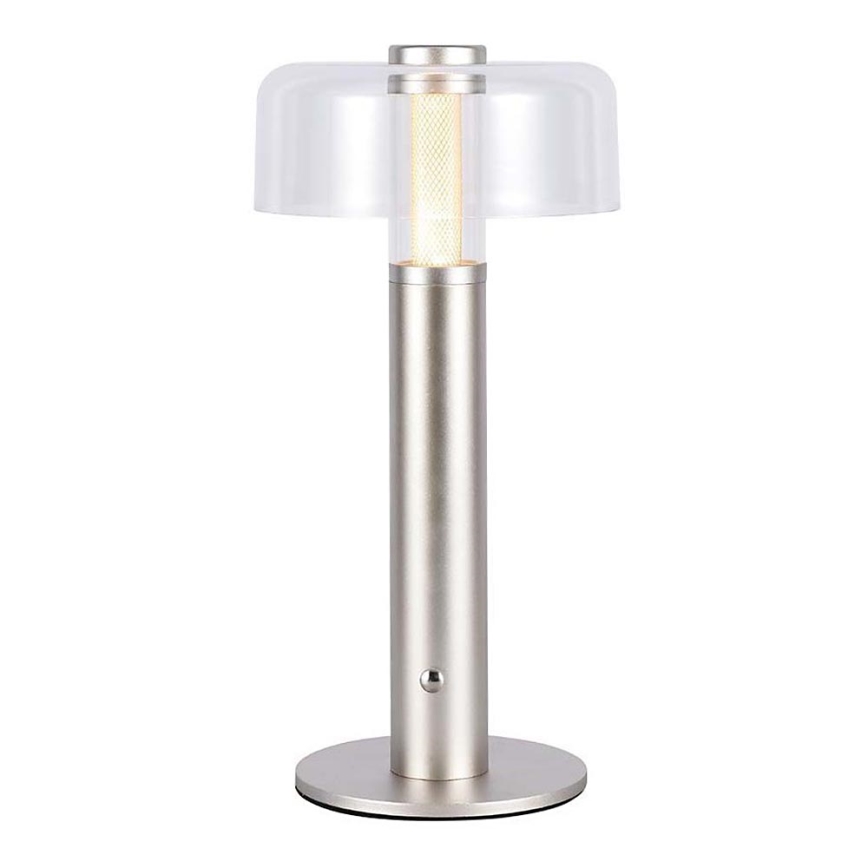 LED Dimmable rechargeable touch table lamp LED/1W/5V 3000K 1800 mAh gold