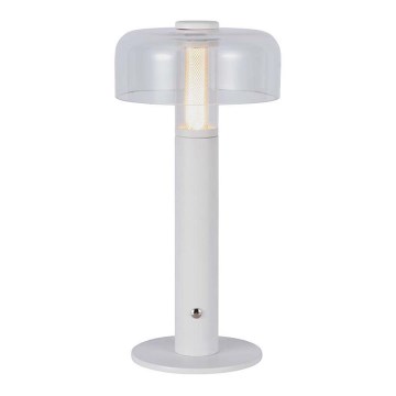 LED Dimmable rechargeable touch table lamp LED/1W/5V 3000K 1800 mAh white