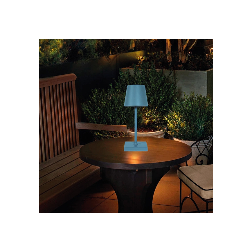 LED Dimmable rechargeable touch table lamp LED/3,5W/5V 5200mAh blue