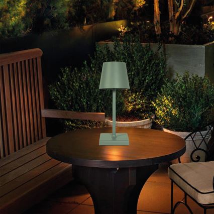 LED Dimmable rechargeable touch table lamp LED/3,5W/5V 5200mAh green