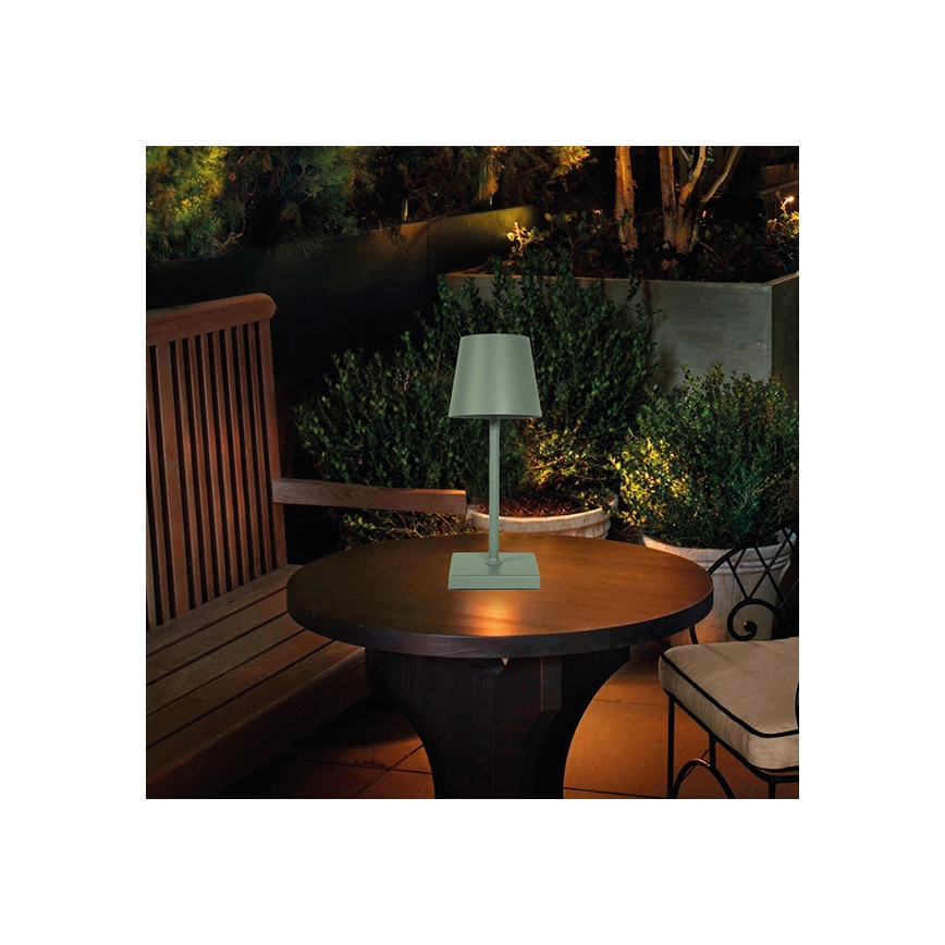 LED Dimmable rechargeable touch table lamp LED/3,5W/5V 5200mAh green