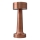 LED Dimmable rechargeable touch table lamp LED/3W/5V 2000mAh copper
