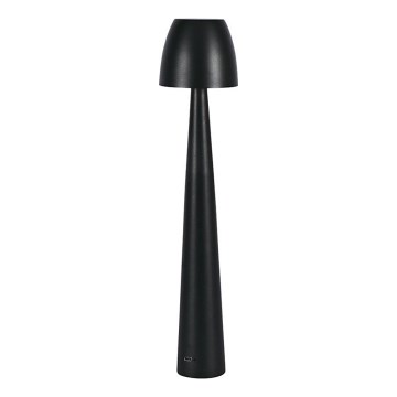 LED Dimmable rechargeable touch table lamp LED/3W/5V 3000-6000K 1800 mAh black