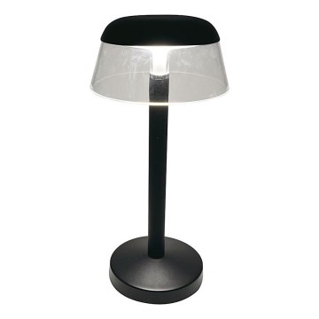 LED Dimmable rechargeable touch table lamp LED/3W/5V 3000-6000K 1800 mAh black