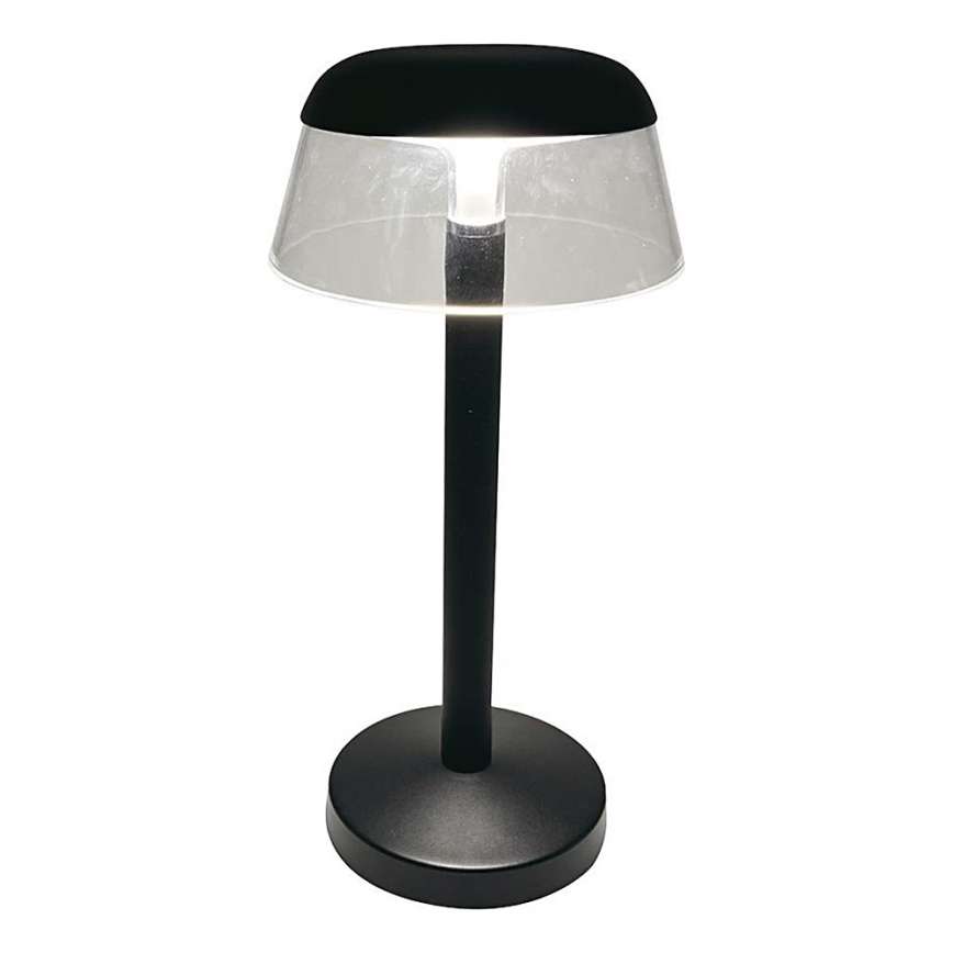 LED Dimmable rechargeable touch table lamp LED/3W/5V 3000-6000K 1800 mAh black