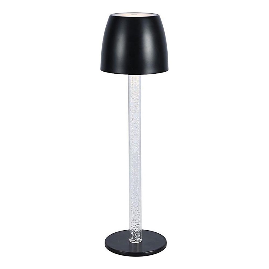 LED Dimmable rechargeable touch table lamp LED/3W/5V 3000K 1800 mAh black