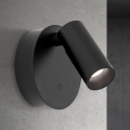 LED Dimmable Rechargeable Touch Wall-Mounted Spotlight LUXY LED/1W/5V 2200 mAh 2700/3000/4000K black