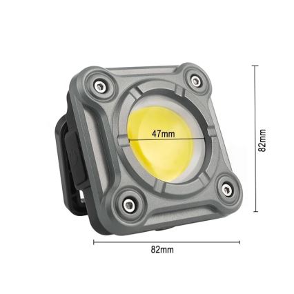 LED Dimmable rechargeable work light LED/15W/5V IPX4 1000 lm 2000 mAh