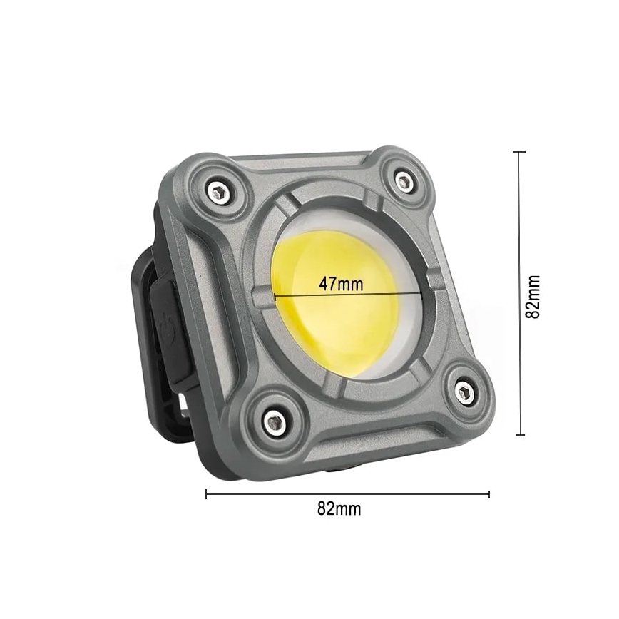 LED Dimmable rechargeable work light LED/15W/5V IPX4 1000 lm 2000 mAh