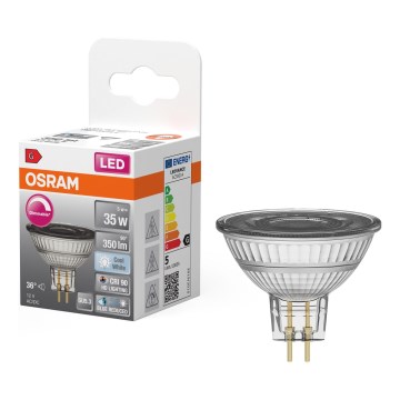 LED Dimmable Reflector Lamp MR16 GU5.3/5W/12V 4000K 36° CRI 90 - Osram
