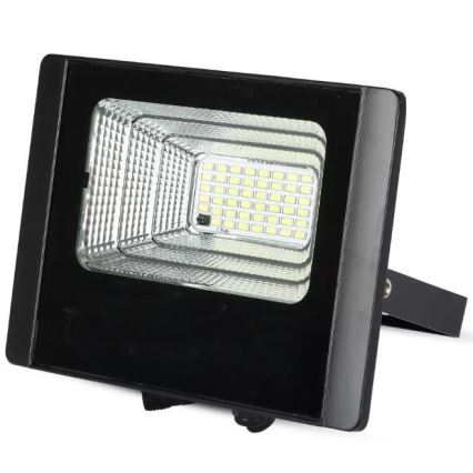 LED Dimmable solar floodlight LED/12W/3,2V 6000K IP65 + remote control
