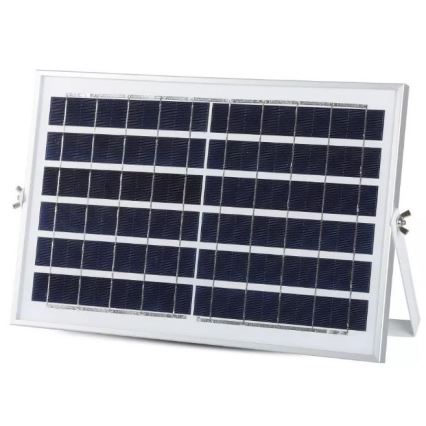 LED Dimmable solar floodlight LED/12W/3,2V 6000K IP65 + remote control