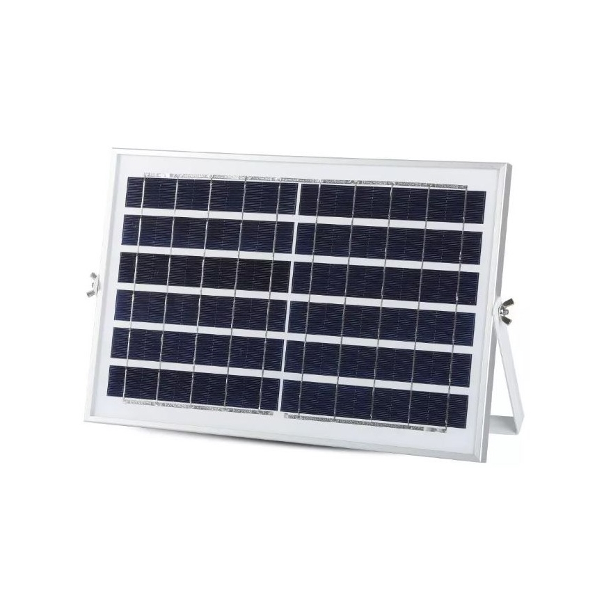 LED Dimmable solar floodlight LED/12W/3,2V 6000K IP65 + remote control