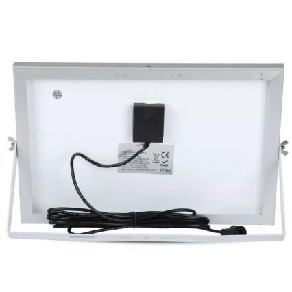 LED Dimmable solar floodlight LED/12W/3,2V 6000K IP65 + remote control