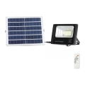 LED Dimmable solar floodlight LED/16W/3,2V 4000K IP65 10000 mAh + remote control